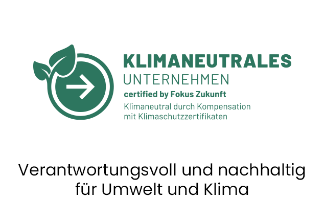 Verantwortungsvoll und nachhaltig für Umwelt und Klima.